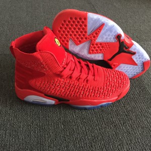 Air Jordan 6 Retro Flyknit Red Shoes