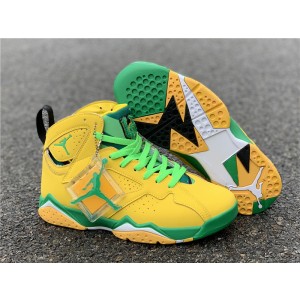 Air Jordan 7 PE Yellow Shoes