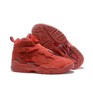 Air Jordan 8 All Red Shoes