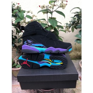 Air Jordan 8 Aqua Black Shoes