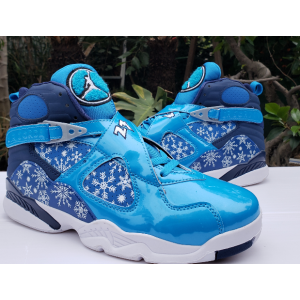 Air Jordan 8 Blue Shoes