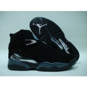 Air Jordan 8 Retro black Chrome Men Women Shoes
