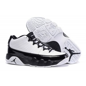 Air Jordan 9 Retro Low Shoes White Black