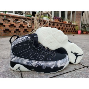 Air Jordan 9“Black Gray Snakeskin”Shoes