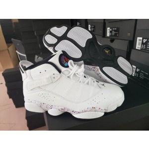 Air Jordan Six Rings All White Shoes