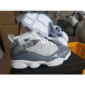Air Jordan Six Rings Gray White Shoes
