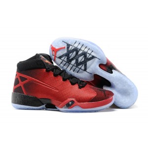 Air Jordan XXX 30 Shoes Black Red