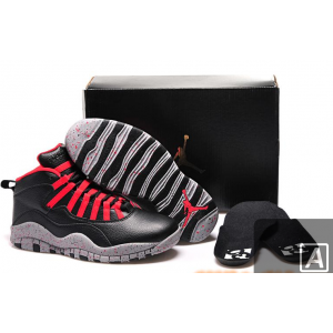 Air Jordans 10 Public School Black Shoes