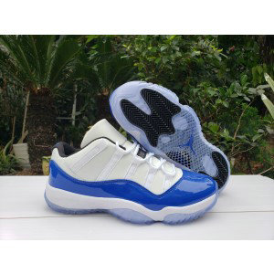 Air jordan 11 Low White Blue Shoes