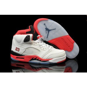 Air jordan 5 (V) Retro Fire Red White Fire Red Black A05004