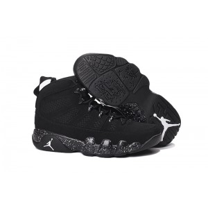 Air jordan 9 Retro White Spot Black Shoes