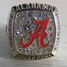 Alabama Crimson Tide Sugar Bowl Champions Rings