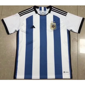 Argentina Home 2022 World Cup White Blue Soccer Men Jersey
