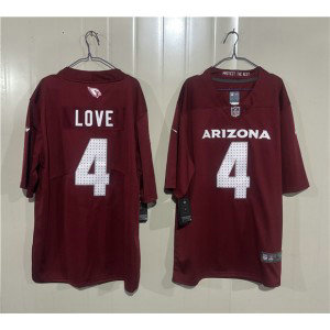Arizona Cardinals 4 Jeremiyah Love Red 2026 Draft Vapor Limited Men Jersey Arizona Cardinals 4 Jeremiyah Love Red 2026 Draft Vapor Limited Men Jersey
