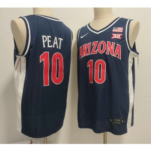 Arizona Wildcats 10 Koa Peat Navy Vapor Limited Men Jersey