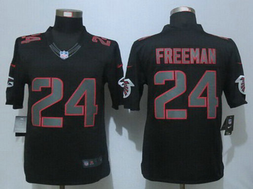 Atlanta Falcons #24 Devonta Freeman Black Impact NFL Nike Limited Men's Jersey