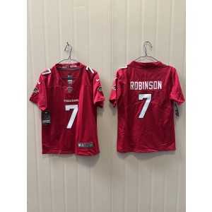 Atlanta Falcons 7 Bijan Robinson Red 2026 New Vapor Limited Youth Jersey Atlanta Falcons 7 Bijan Robinson Red 2026 New Vapor Limited Youth Jersey