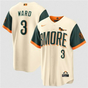 Baltimore Orioles 3 Taylor Ward Natural 2026 City Connect Cool Base Men Jersey