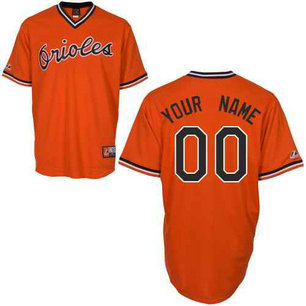 Baltimore Orioles Orange Man Custom Jerseys