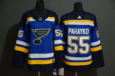 Blues 55 Colton Parayko Blue Adidas Jerseys