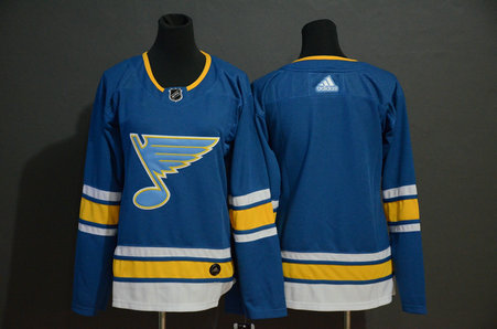 Blues Blank Blue Alternate Adidas Jersey