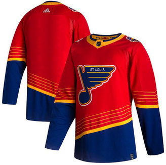 Blues Blank Red 2020-21 Reverse Retro Adidas Jersey