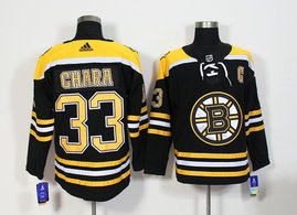 Bruins 33 Zdeno Chara Black Adidas Jerseys