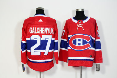 Canadiens 27 Alex Galchenyuk Red Adidas Jersey