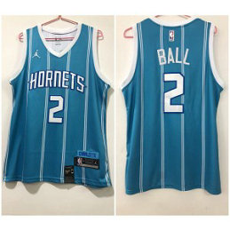 Charlotte Hornets 2 LaMelo Ball Teal Icon Edition 2020 jersey