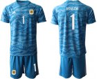 Cheap Men 2020-2021 Season National team Argentina goalkeeper blue 1 Soccer Jersey1