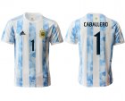 Cheap Men 2020-2021 Season National team Argentina home aaa version white 1 Soccer Jersey