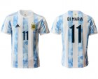 Cheap Men 2020-2021 Season National team Argentina home aaa version white 11 Soccer Jersey