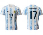 Cheap Men 2020-2021 Season National team Argentina home aaa version white 17 Soccer Jersey