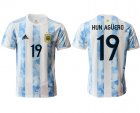 Cheap Men 2020-2021 Season National team Argentina home aaa version white 19 Soccer Jersey