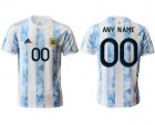 Cheap Men 2020-2021 Season National team Argentina home aaa version white customized Soccer Jersey