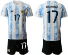 Cheap Men 2020-2021 Season National team Argentina home white 17 Soccer Jersey
