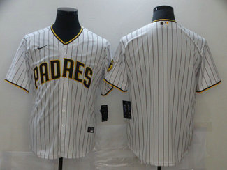Cheap Men San Diego Padres Blank White Game Nike MLB Jerseys