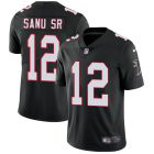 Cheap Nike Falcons #12 Mohamed Sanu Sr Black Alternate Men's Stitched NFL Vapor Untouchable Limited Jersey