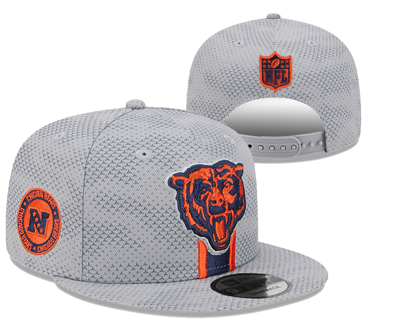 Chicago Bears snapbacks black nt 1