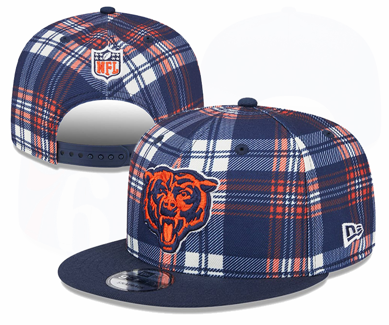 Chicago Bears snapbacks black nt 2
