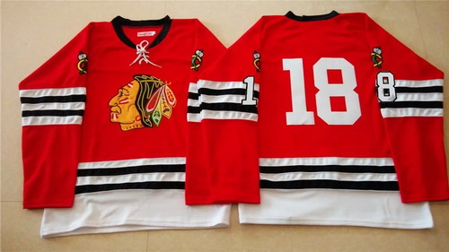 Chicago Blackhawks #18 Denis Savard 1960-61 Red Vintage Jersey Chicago Blackhawks #18 Denis Savard 1960-61 Red Vintage Jersey