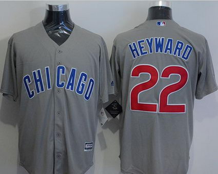 Chicago Cubs #22 Jason Heyward Grey New Cool Base Stitched Baseball Jersey