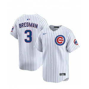 Chicago Cubs Alex Bregman White Cool Base Men Jersey