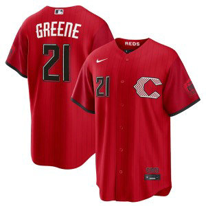 Cincinnati Reds 21 Hunter Greene Red 2026 City Connect Cool Base Men Jersey