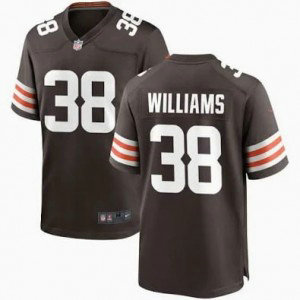 Cleveland Browns 38 Williams Brown Vapor Limited Men Jersey