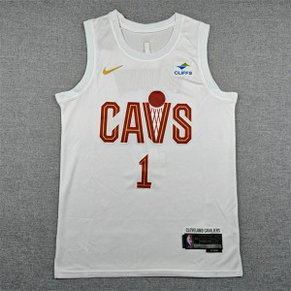 Cleveland Cavaliers 1 James Harden White Men Jersey