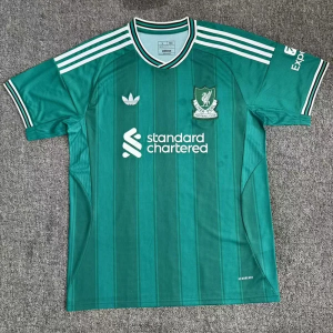 Club Liverpool 2025-26 Green Soccer Men Jersey