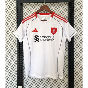Club Liverpool White 2025-26 Soccer Men Jersey