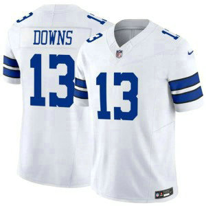 Dallas Cowboys 13 Caleb Downs White 2026 Draft F.U.S.E. Vapor Limited Men Jersey