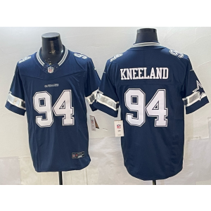 Dallas Cowboys 94 Kneeland Navy F.U.S.E. Vapor Limited Men Jersey